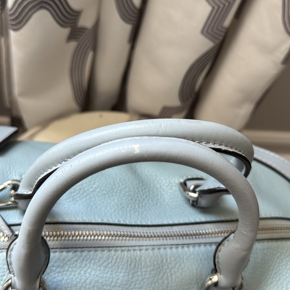 MICHAEL KORS Dusty Blue Kirby Satchel - Picture 6 of 11